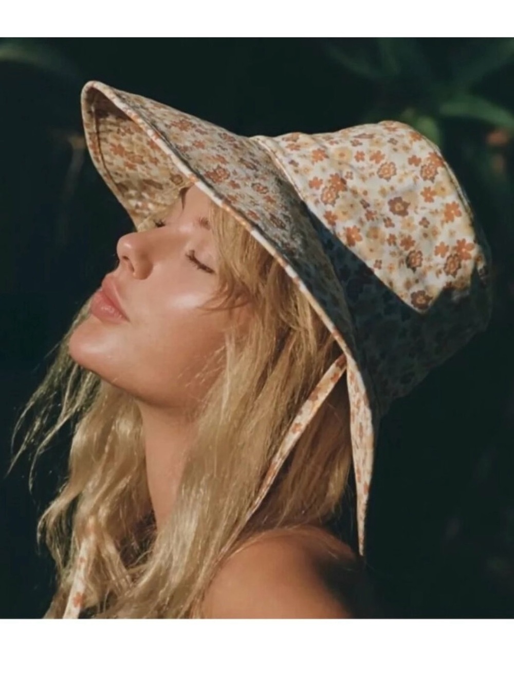 Lack Of Color Yellow Floral Sun Bucket Hat